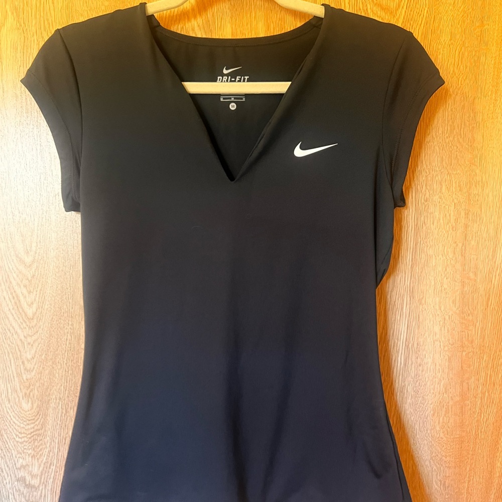 Nike Black Fitted Short Sleeve Tee